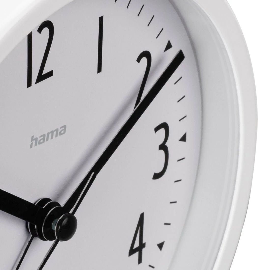 Alarmna ura Hama Skye, 11,3 cm, analogna, bela