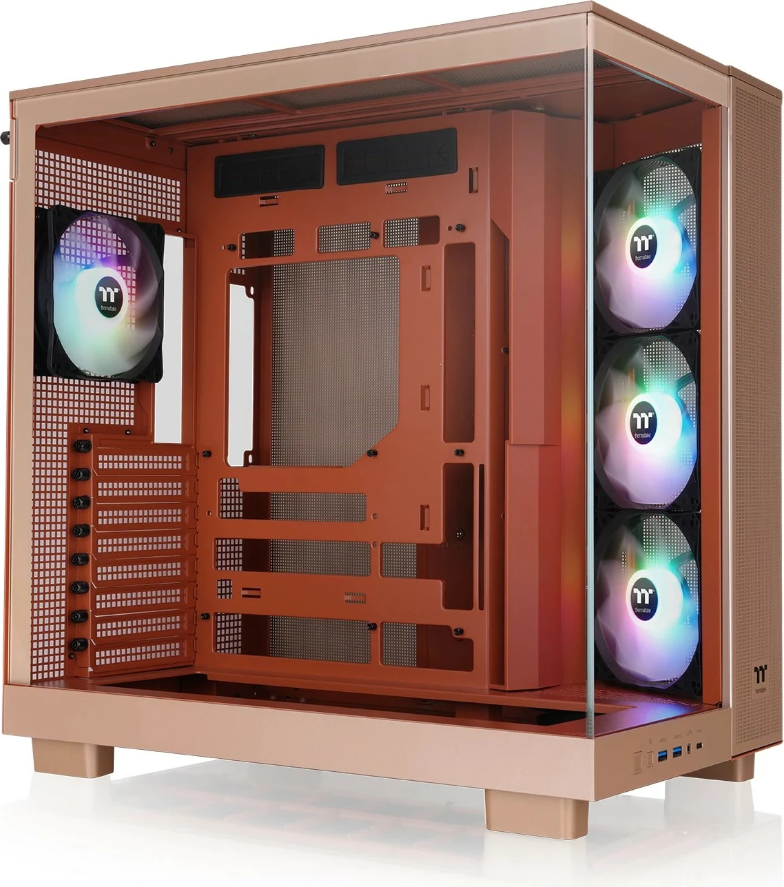 Računalniško ohišje View 380 XL TG ARGB Thermaltake, Midi Tower, peščena