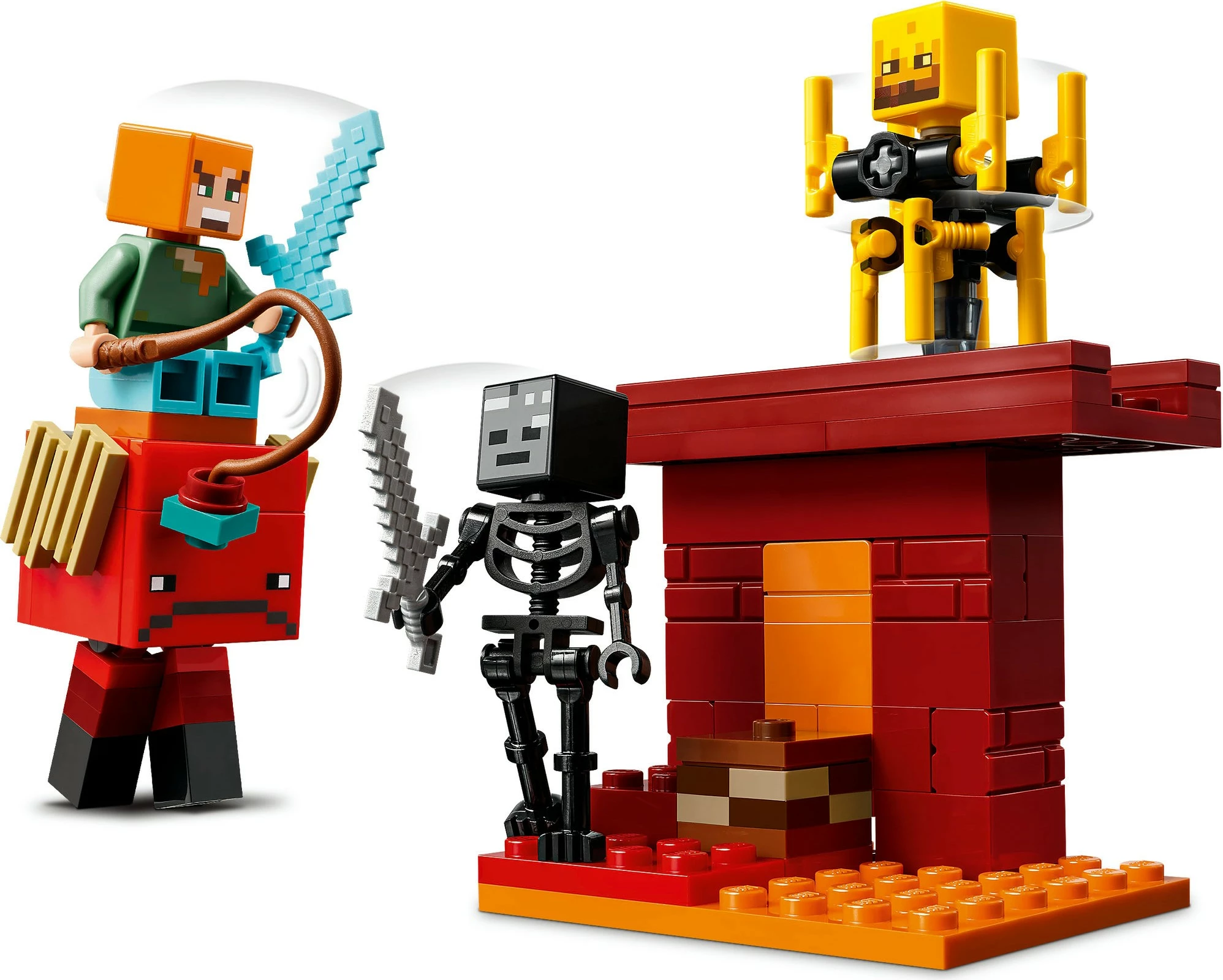 Set za gradnjo LEGO Minecraft 21266, 99 delov, večbarven