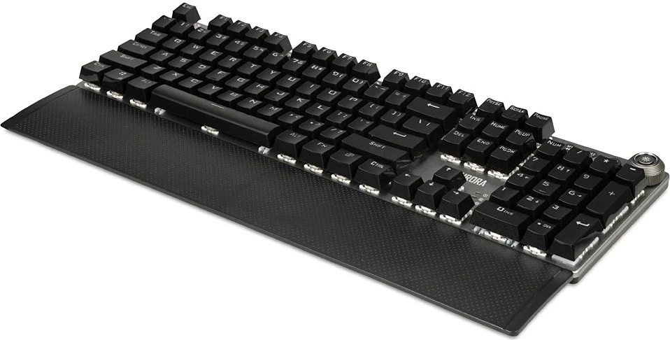 Mehanska/LED osvetljena tastatura iBox Aurora K-4 USB, črna