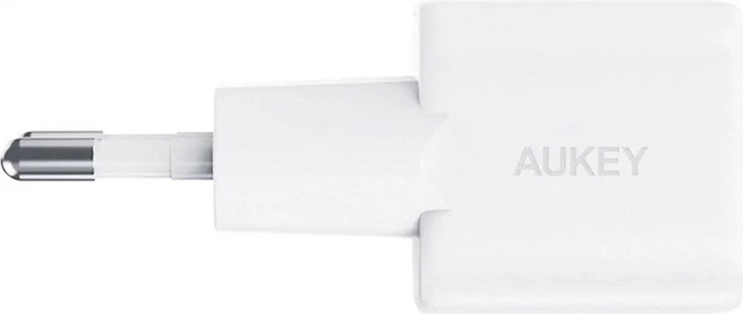 Stenski polnilec 30 W, 1x USB-C, bel AUKEY Omnia II Mini PA-B1L