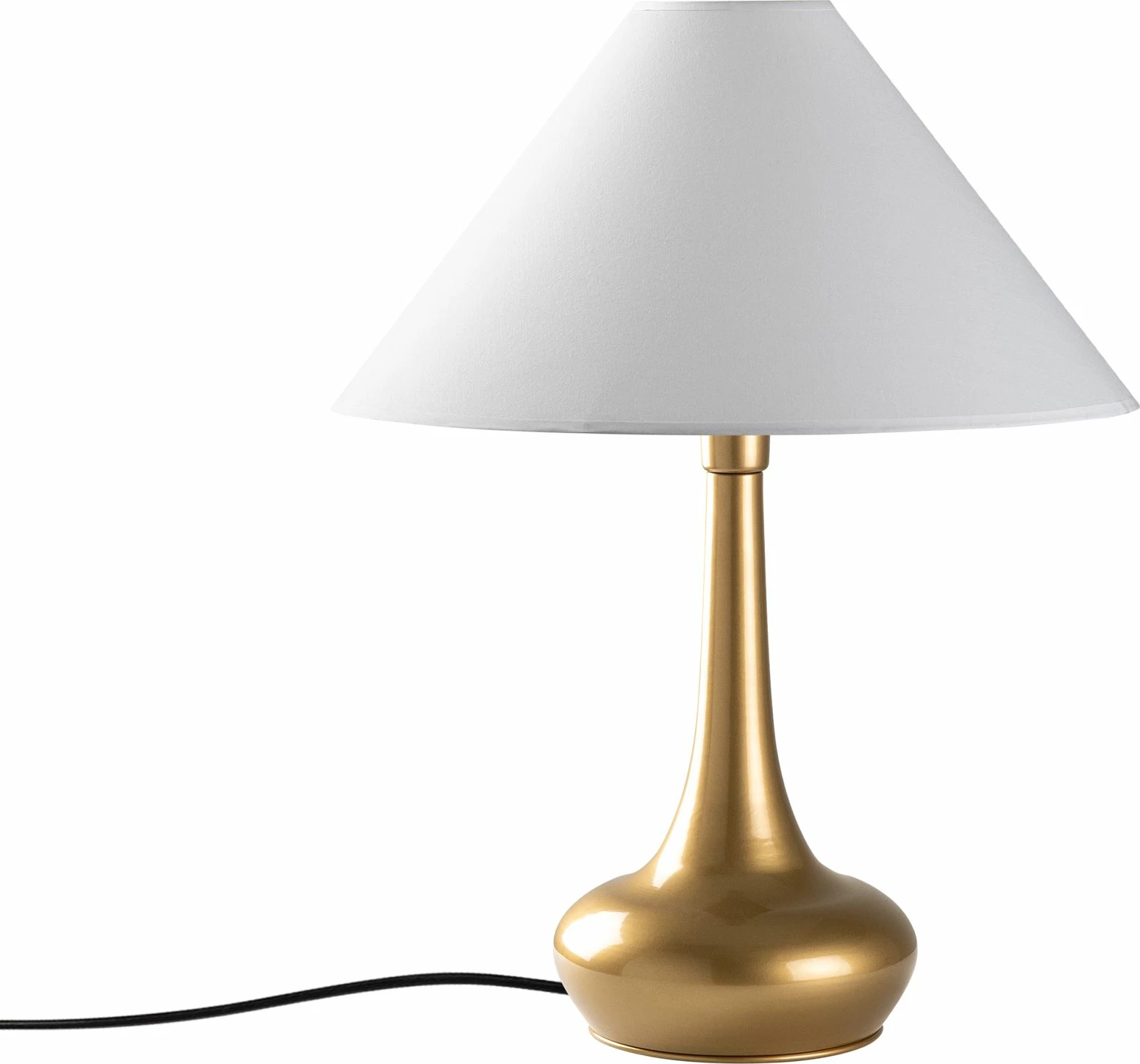 Namizna svetilka Opviq Luna - 15260, zlate in bele barve