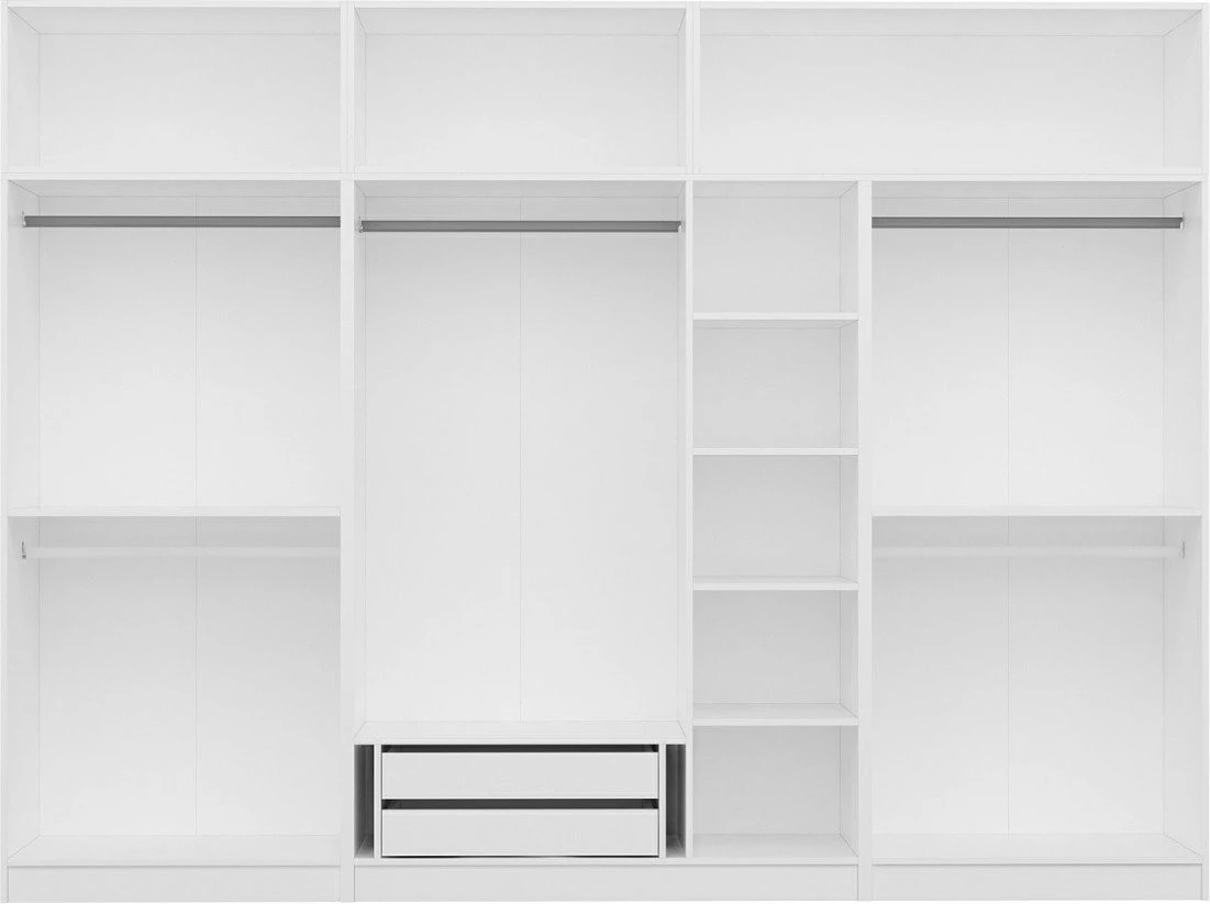 Omara za oblačila Skye Decor, bela, 3933