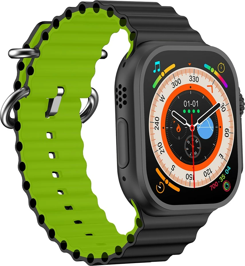 Pametna ura 2" FUSION MT872 Media-Tech, črno/zelena