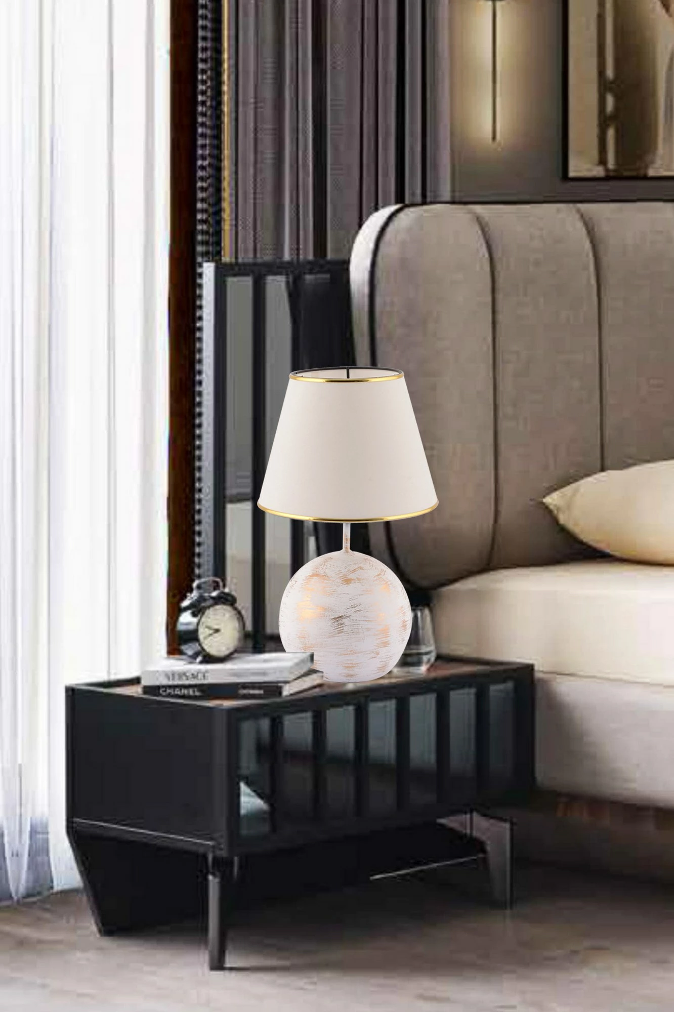 Namizna svetilka Balloon Opviq, bela