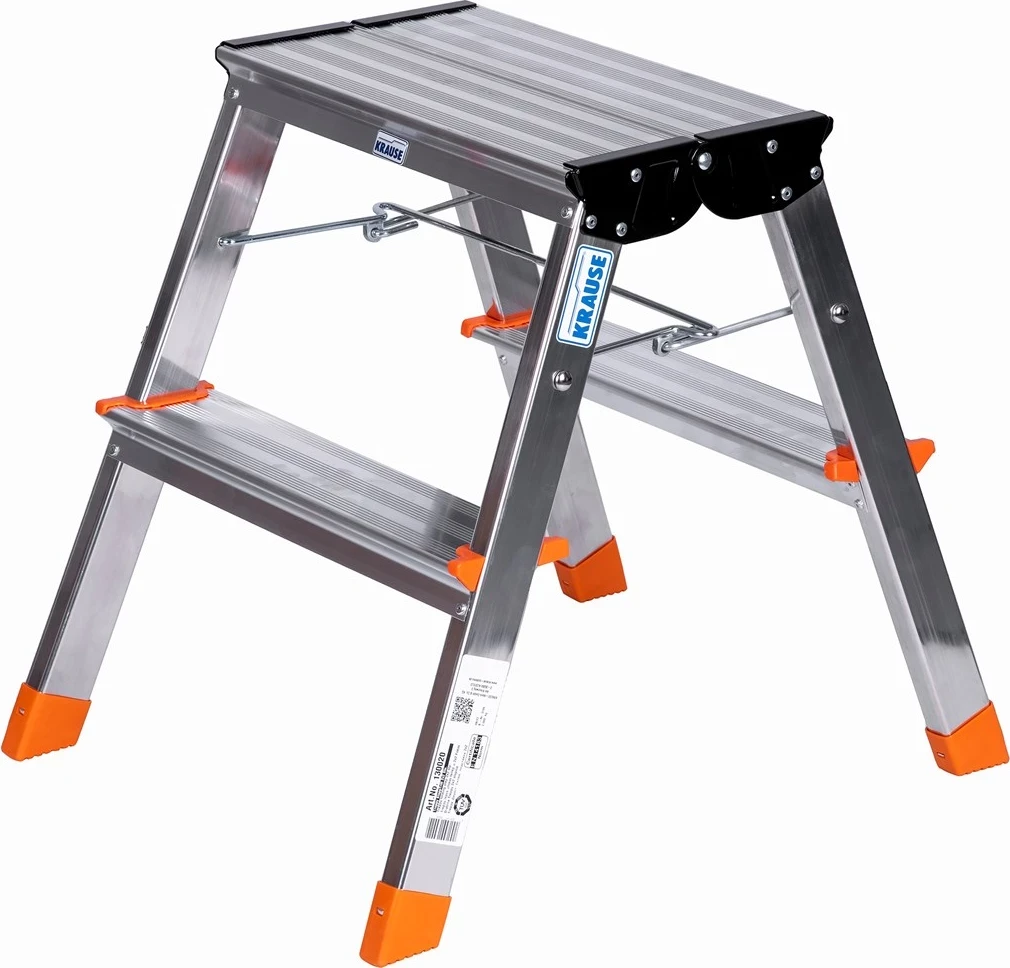 Zložljive stopnice Treppy, Krause, srebrne