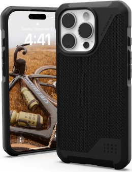 Ovitek za telefon Metropolis LT MagSafe za iPhone 16 Pro, UAG, črn