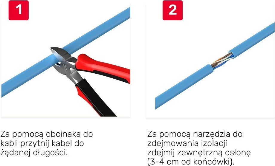 Konektorji RJ45, Cat 6, set 100 kosov Unitek