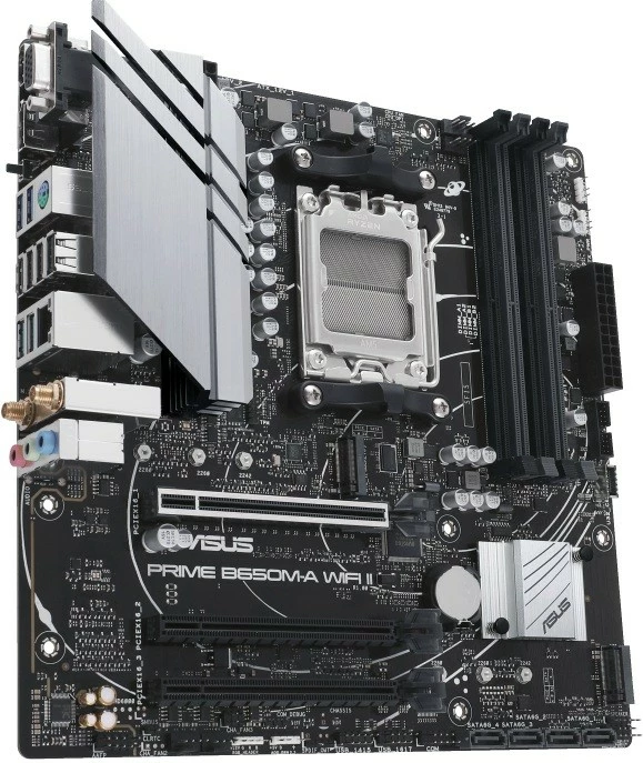 Matična plošča Asus PRIME B650M-A WIFI II, Socket AM5, DDR5, Wi‑Fi 6, Micro-ATX
