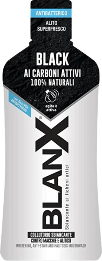 Ustna voda z aktivnim ogljem BlanX, 500 ml