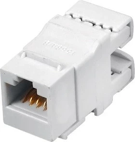 Konektor RJ45, kategorija 6, bel — Q-LANTEC MKN-U6-1