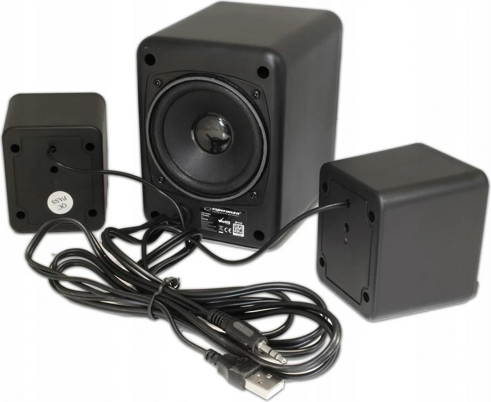 Zvočnik Esperanza EP153, 6 W, črn