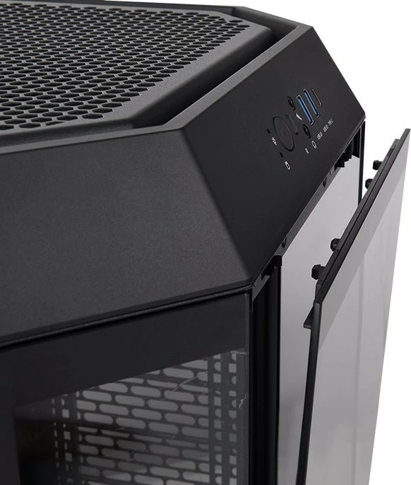 Mikrotorn Thermaltake The Tower 300, micro ATX, Mini-ITX, črn