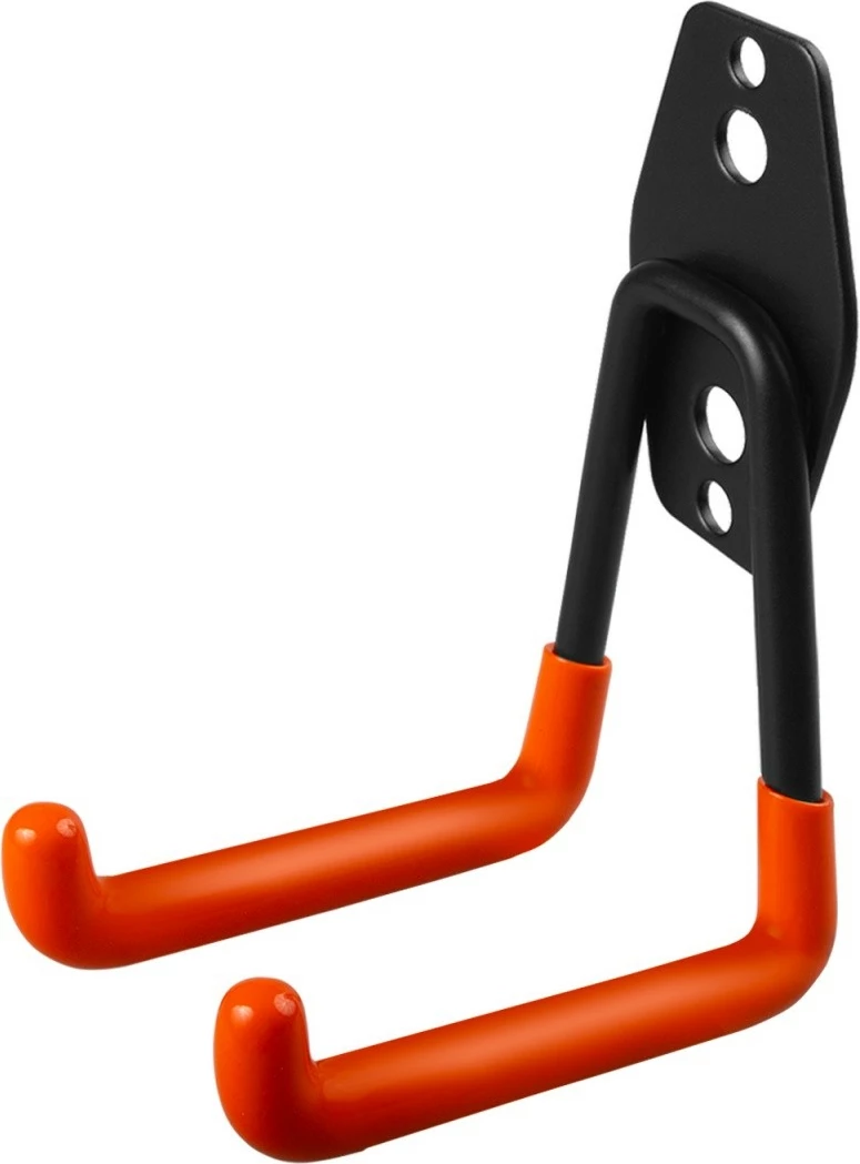 Stenska nosilec za garažo Maclean MC-443, jeklo, 50 kg, črno/oranžen
