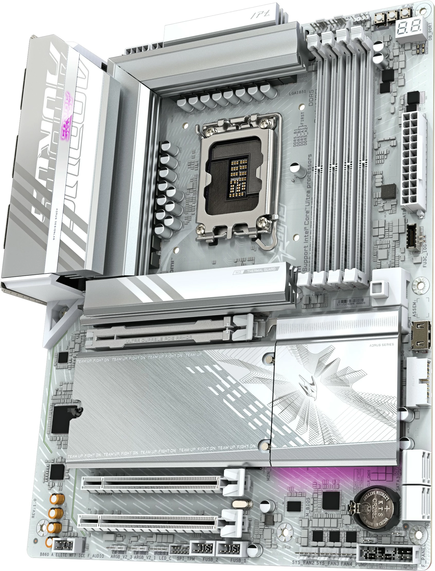 Plošča ame Gigabyte B860 A ELITE WF7 ICE