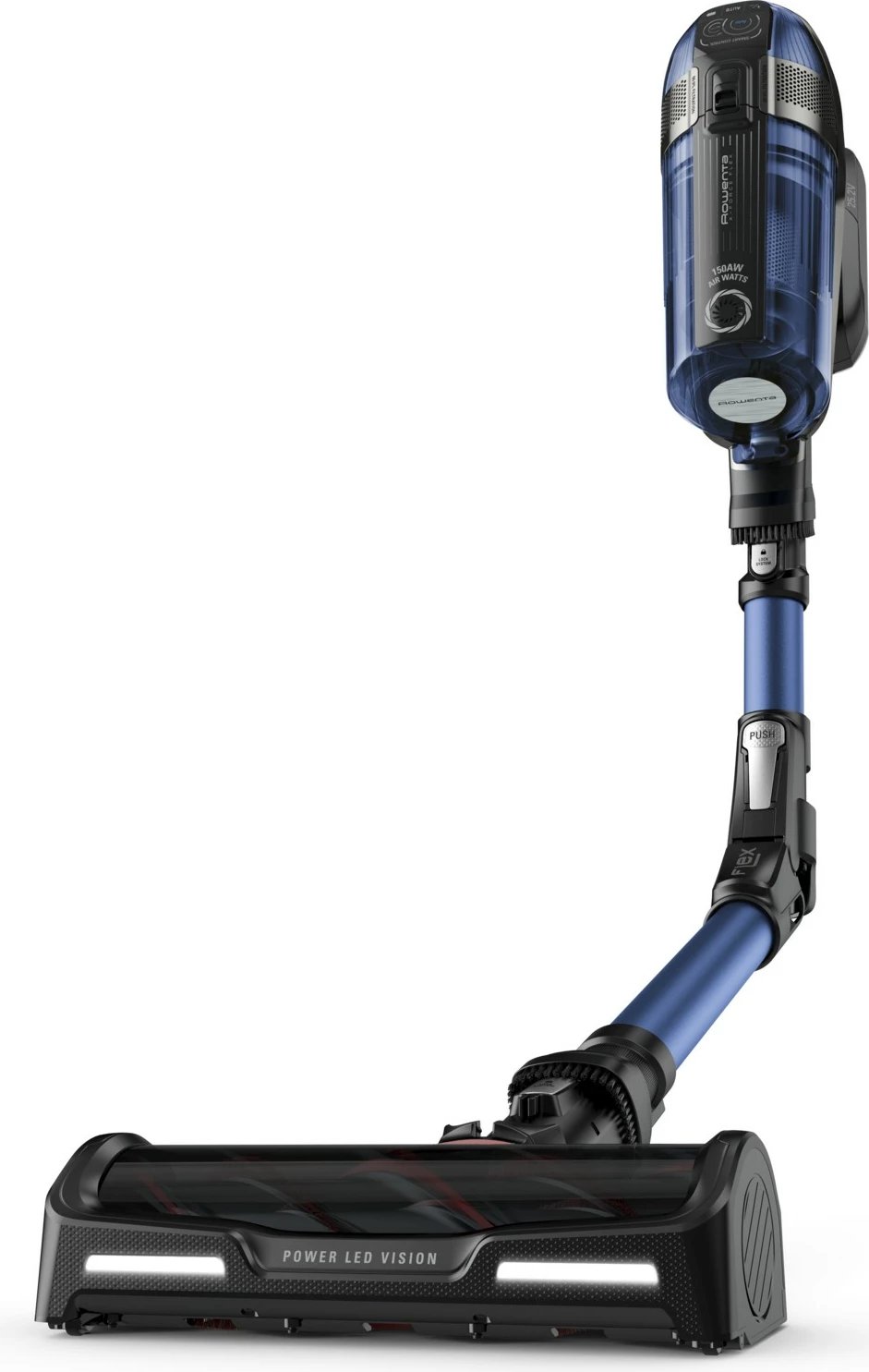 Brezžični sesalnik Rowenta X-Force Flex 12.60 Aqua RH98C0WO, modro/črn