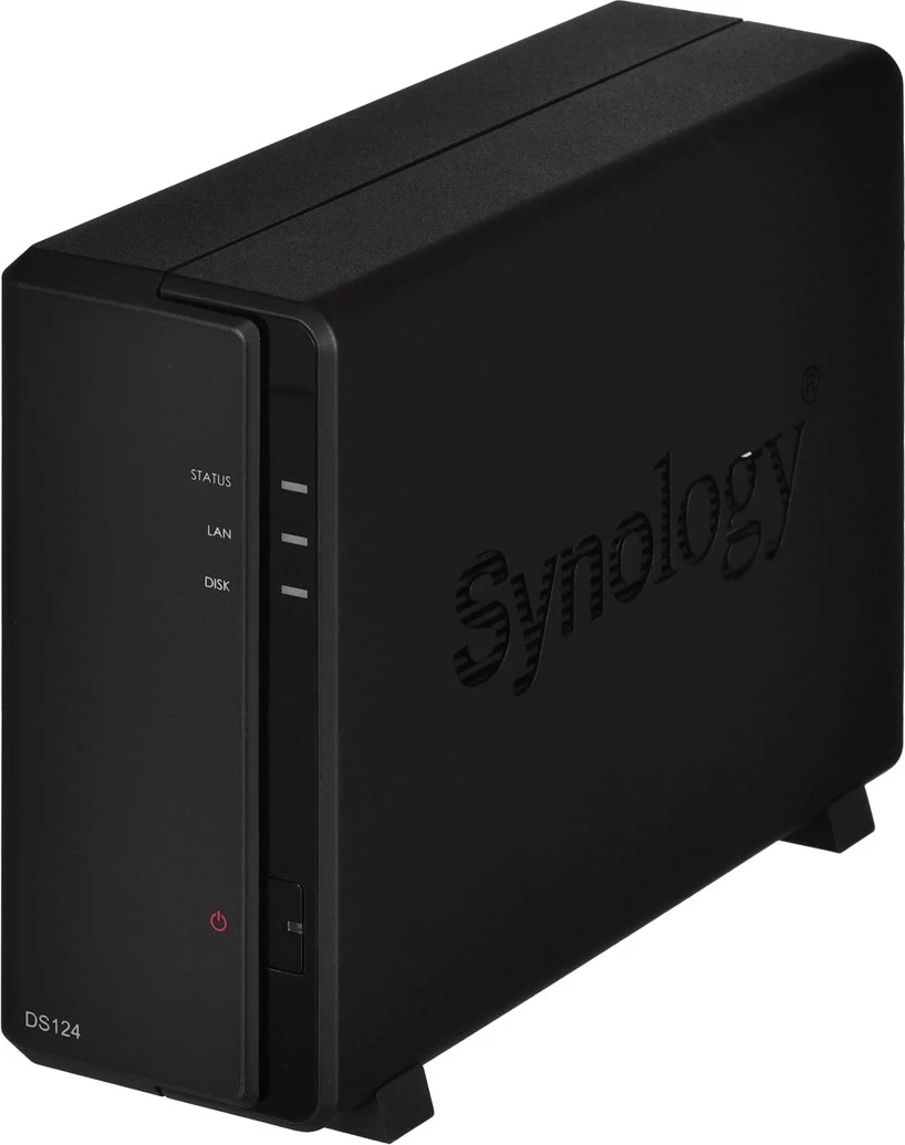 NAS Synology DiskStation DS124, Ethernet LAN, črn