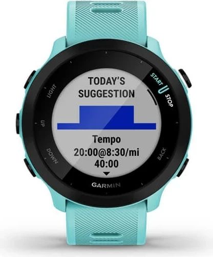 Pametna ura Garmin Forerunner 55, 42 mm, GPS, turkizna
