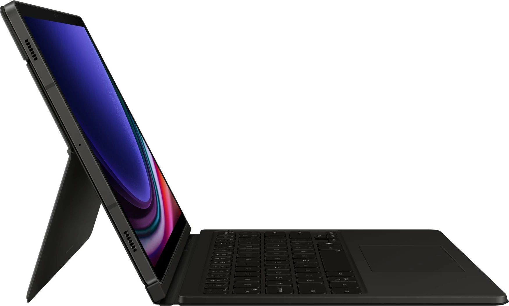 Ovitek s tipkovnico QWERTZ za Galaxy Tab S9 EF-DX725, črn