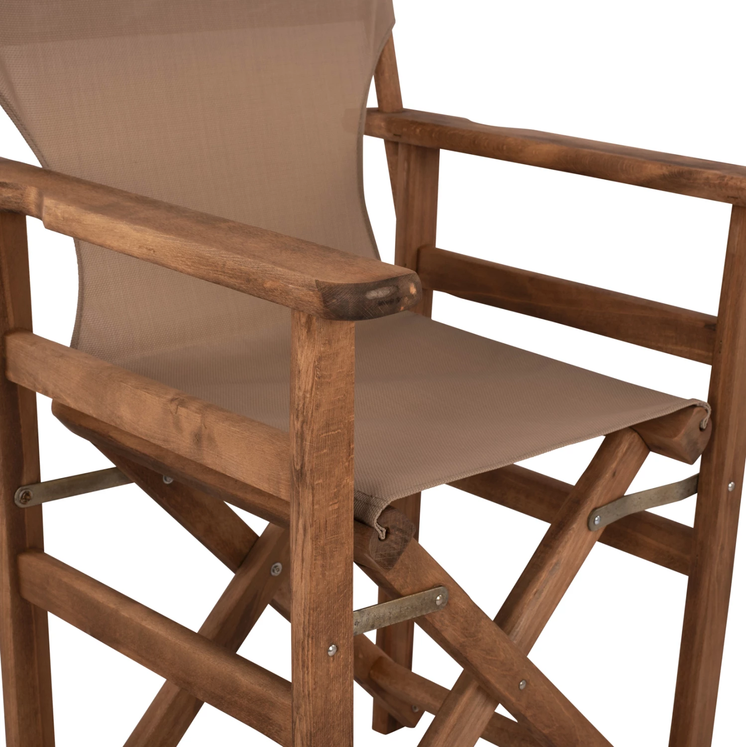 Režiserski stol, oreh, tekstil mocha Limnos FH10368.04