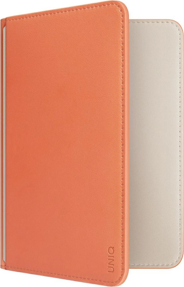Ovitek za potni list z RFID zaščito, vegansko usnje, terakota/slonokoščena, UNIQ Belmont