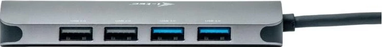 USB-C hub Metal Nano 2x HDMI PD100W, i-tec, srebrn