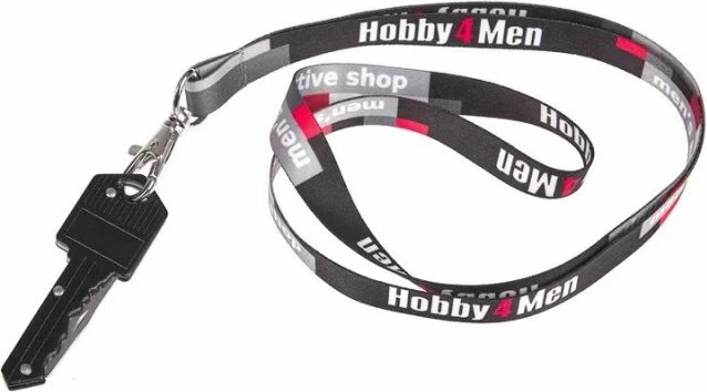 Nož za ključe Yakimasport, črn