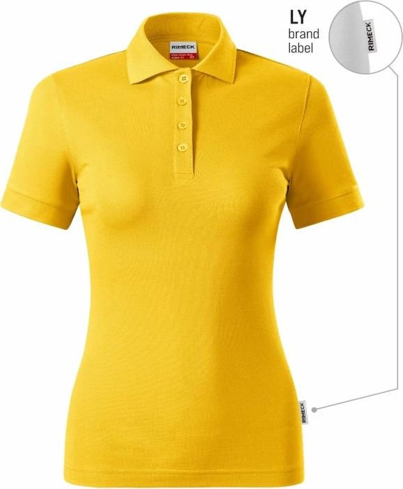 Polo majica za ženske Malfini, rumena