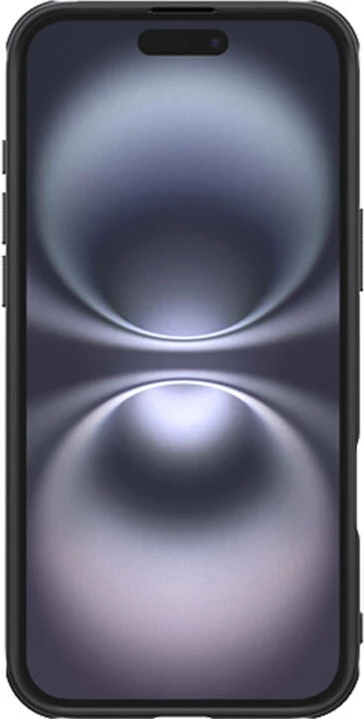 Ovitek za telefon Nillkin Super Frosted Shield Pro za iPhone 16 Plus, črn