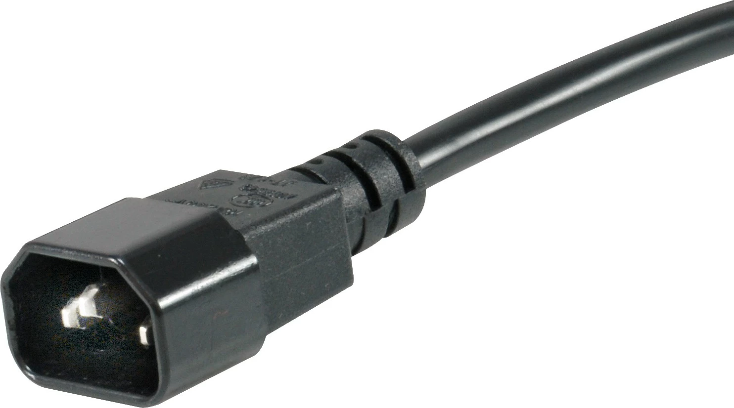 Porazdelnik napajanja (PDU) Equip, 8-vrat, C14, 1U, plastika, črn