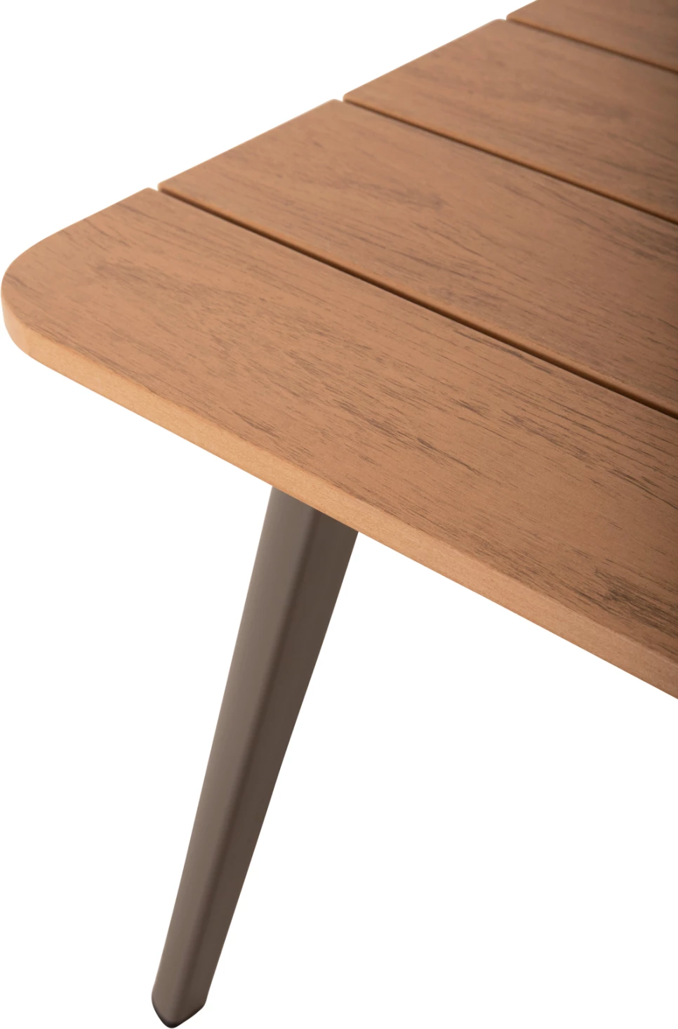 Zunanji kotni lounge set MAERLY FH6140.03 aluminij in blazine v barvi šampanjca-bež sintetična vrv