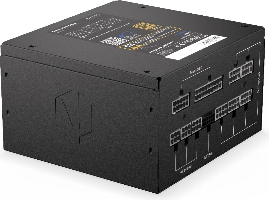 Napajalnik Endorfy Supremo FM6 Gold 1000W, modularen, 80 PLUS Gold, črn