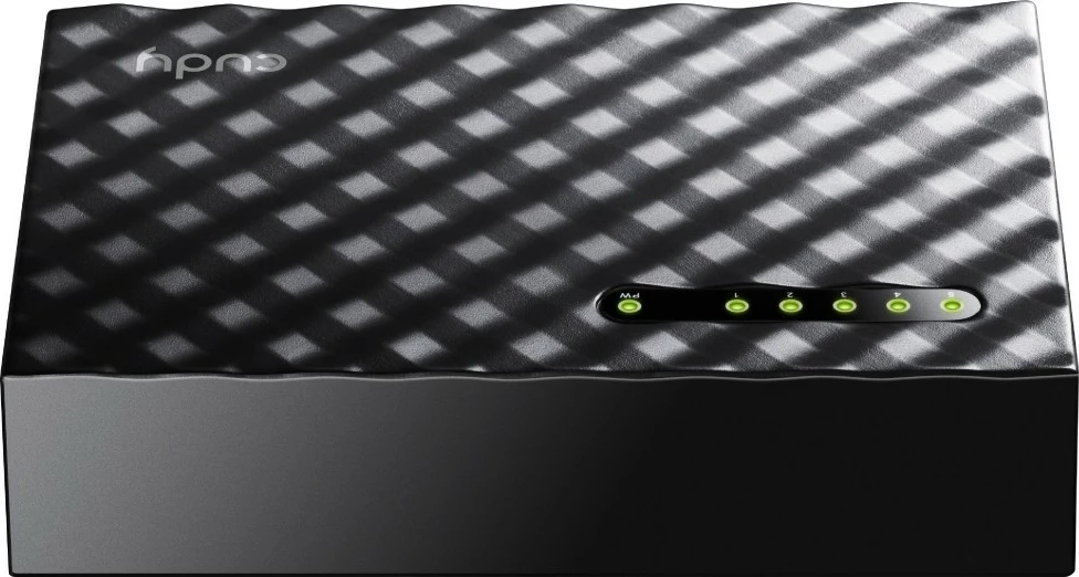 Neupravljano namizno Gigabit stikalo 5-portno Cudy GS105D, črno