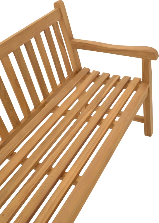 Sofa iz teakovine, Nat, naravna barva, 120x57x96 cm