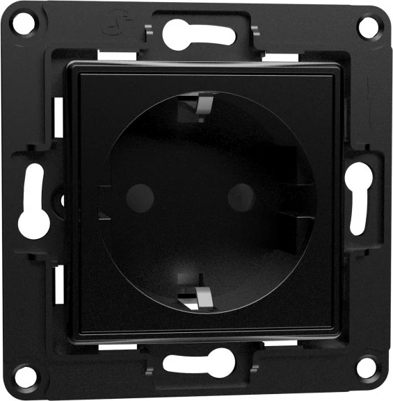 Vtičnica Shelly Wall Socket EU, črna