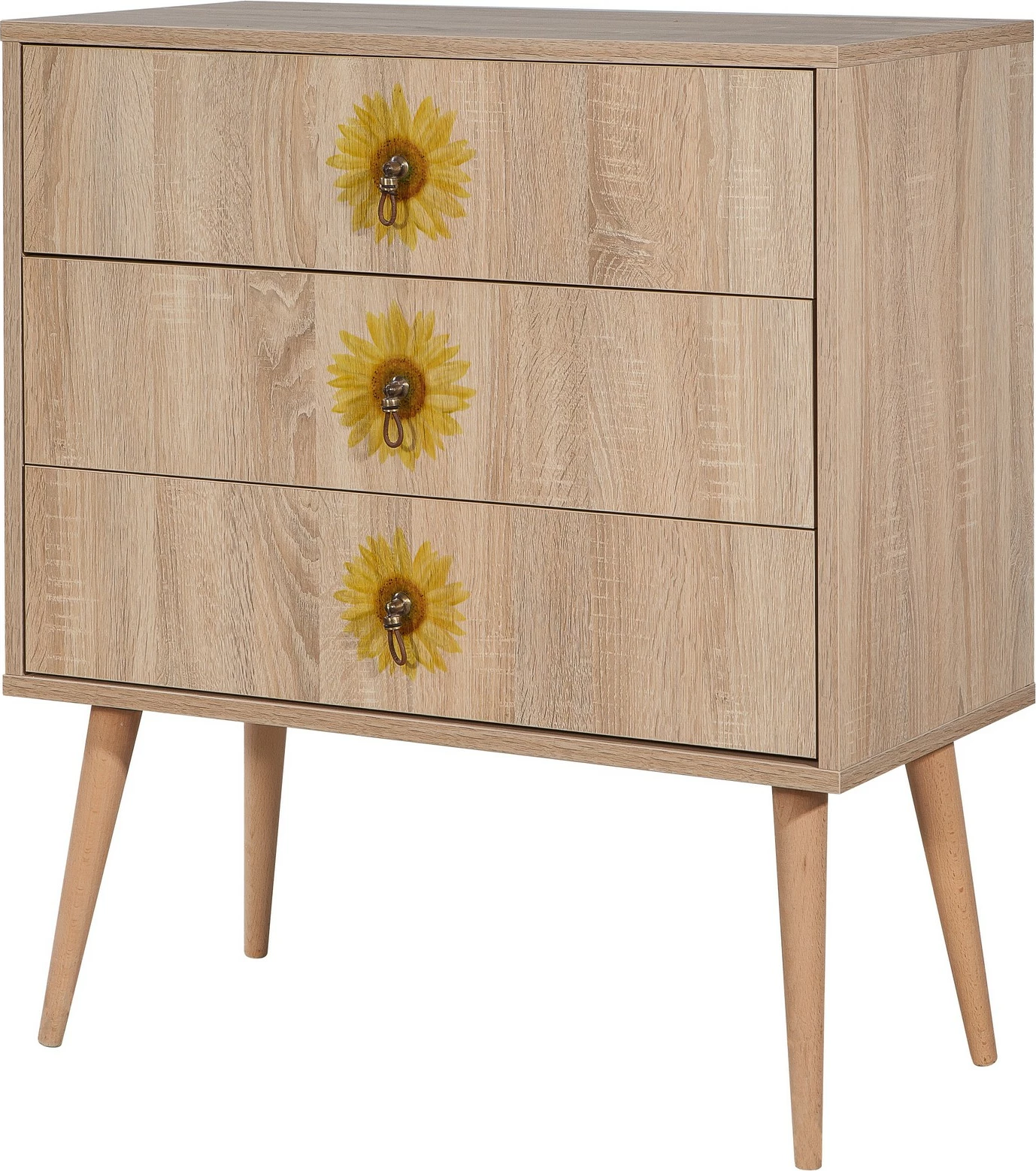 Dekorativna komoda Skye, City Trio Seed, večbarvna