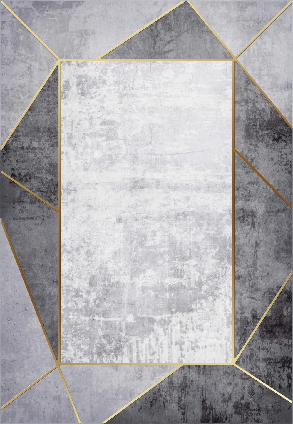 FH7676.23 80X150cm, sivo-bela preproga, JOSIANE