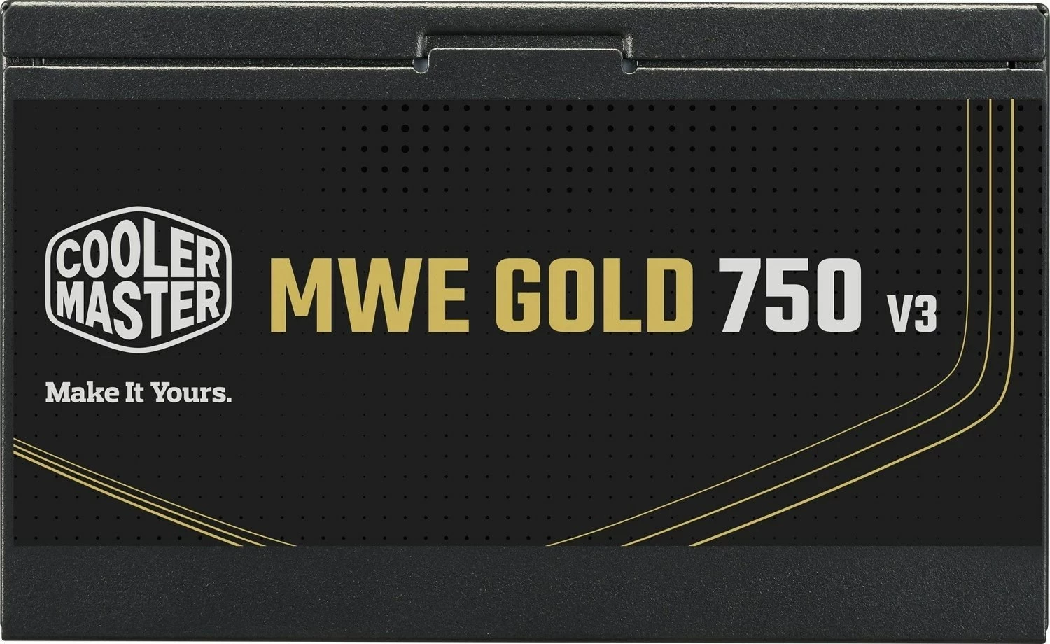 Napajalnik Cooler Master MWE Gold 750 V3, 750 W, ATX, črn