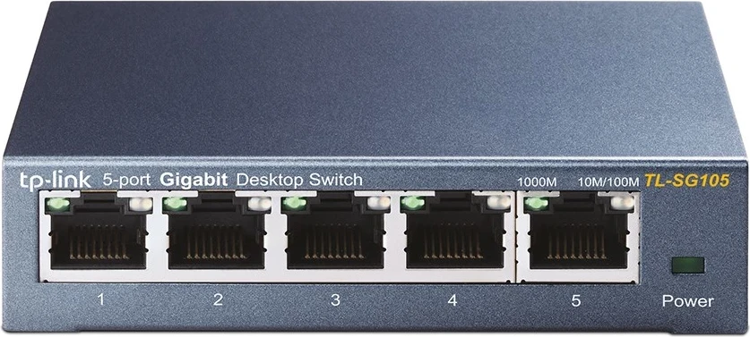 Preklopnik z 5 priključki 10/100/1000Mbps TP-Link