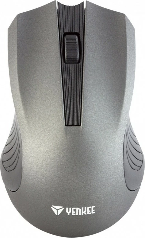 Brezžična miška YENKEE Monaco YMS 2015GY, 2.4 GHz, 3 tipke, siva
