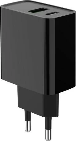 Napajalnik 20W, USB QC3.0 in Type-C, črn Gembird