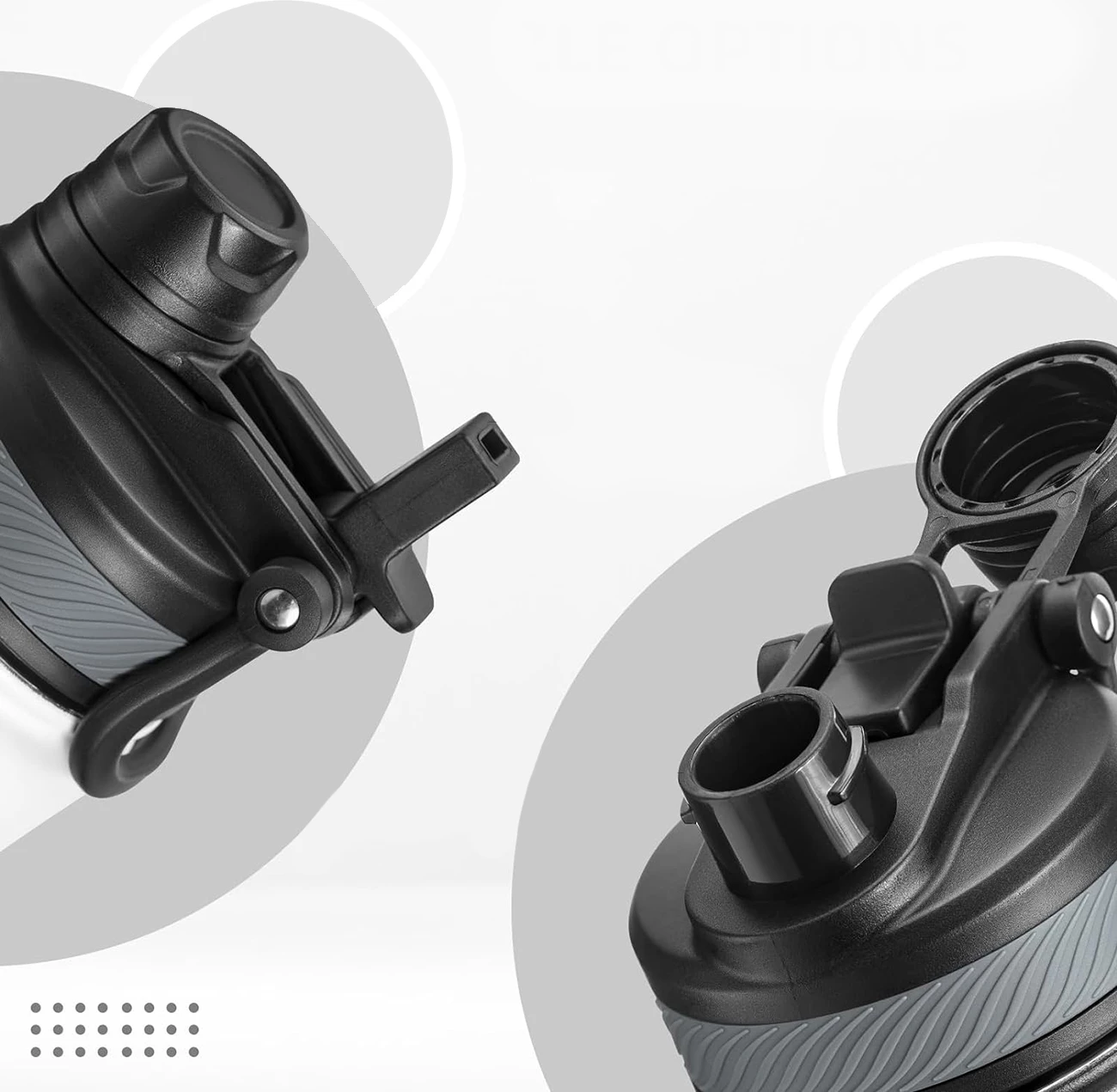 Termo steklenica Rockbros 35210029005 za kolo, 550 ml, bela