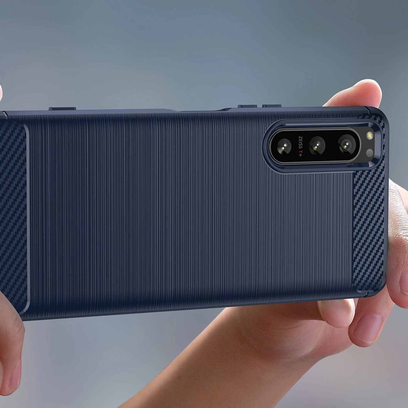 Ovitek za telefon Hurtel Thunder Case za Xiaomi Poco F4 5G, TPU, moder