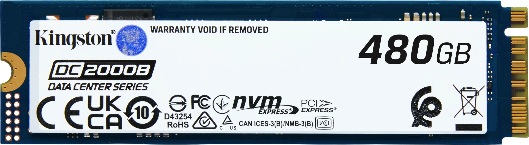 SSD 480 GB Kingston DC2000B PCIe 4.0 M.2