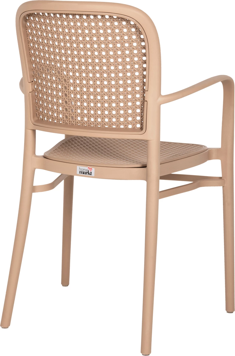 Stol iz polipropilena FLOW FH5938.03 kapučino 55x53x86Hcm