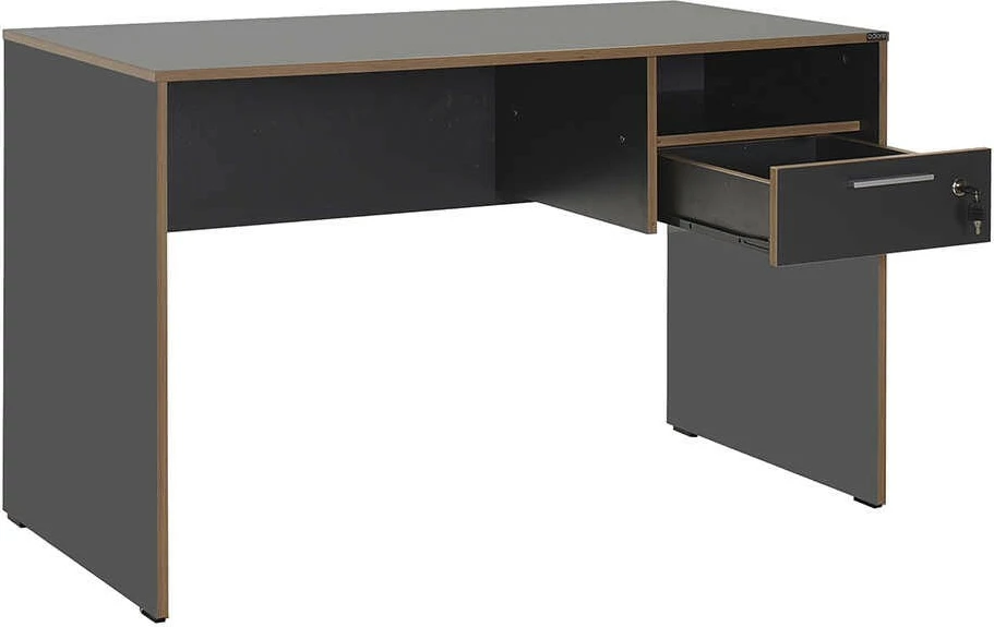 Delovna miza anthracite in hrast, Hanah Home Cms-510-Ax-1