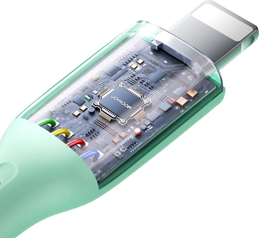 Kabel USB-A v Lightning, 1 m, 3 A, roza, Joyroom Multi-Color Series S-A34