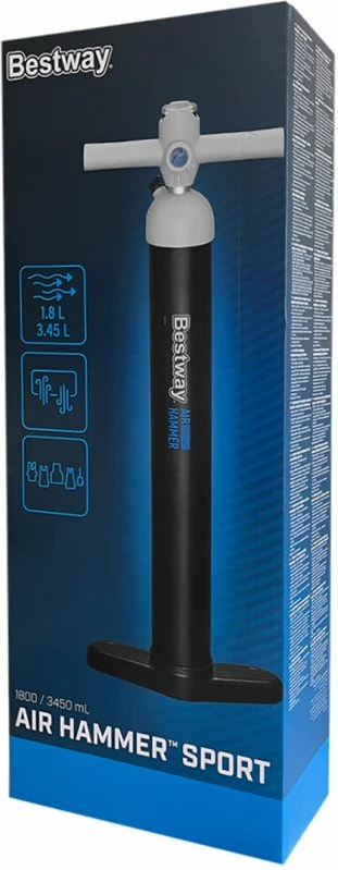 Ročna tlačilka za zrak Bestway AIR Hammer 62227, črna