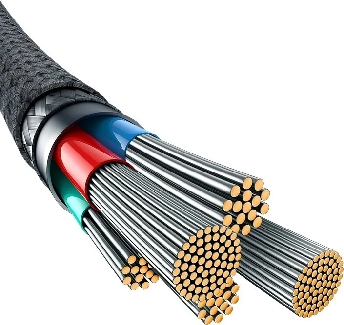 Kabel Unbreakable Baseus, 2 m, 20 W, črn