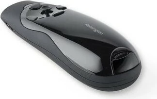 Prezenter z zelenim laserjem in upravljanjem kazalca, Kensington Expert, RF, USB, 45 m, črn